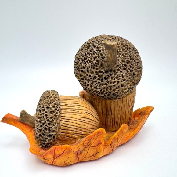 Charming Tails Caps Off To You Silvestri Mouse Figurine Autumn Leaf Acorn Design - Picture 7 of 8